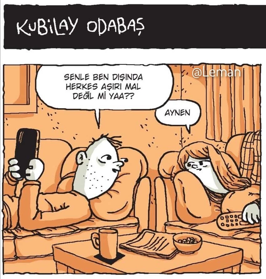Ikimiz disinda herkes mal
